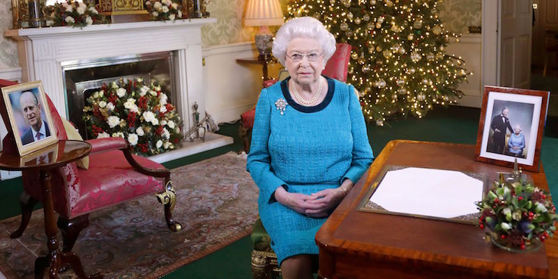 La regina Elisabetta a Buckingham Palace (YUI MOK/AFP/Getty Images)