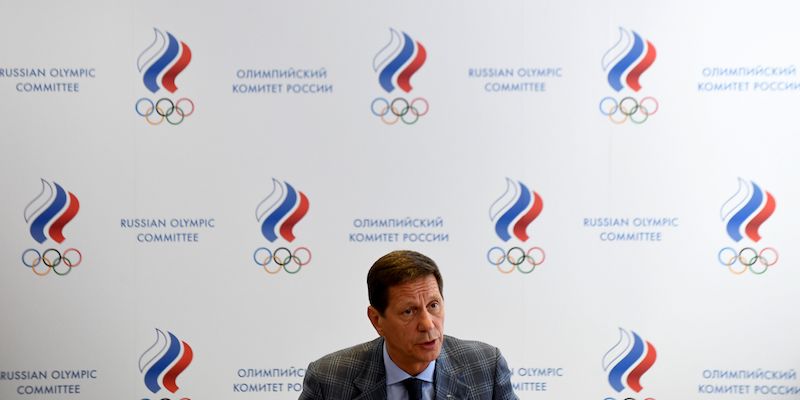 Il presidente del Comitato olimpico russo Alexander Zhukov (KIRILL KUDRYAVTSEV/AFP/Getty Images)