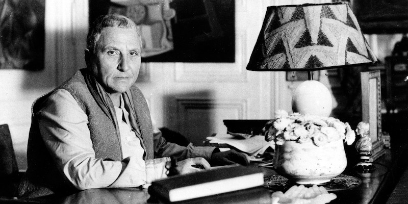La scrittrice americana Gertrude Stein a Parigi, il 22 novembre 1938 (AP Photo)
