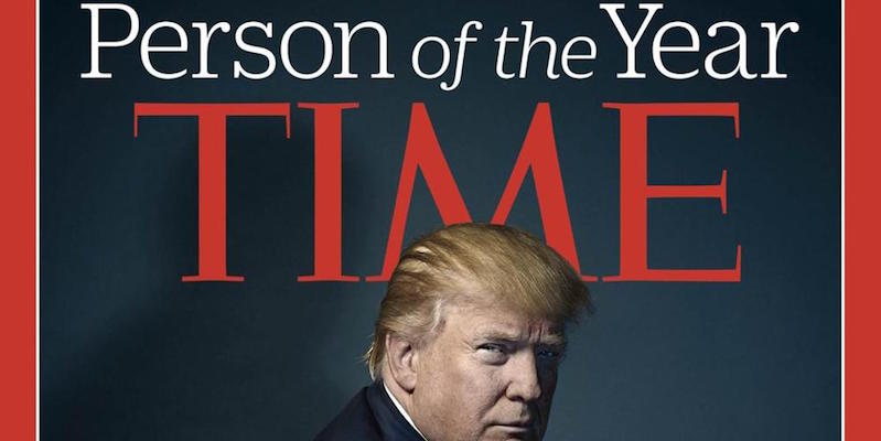 La copertina dell'ultimo numero di TIME sulla persona dell'anno