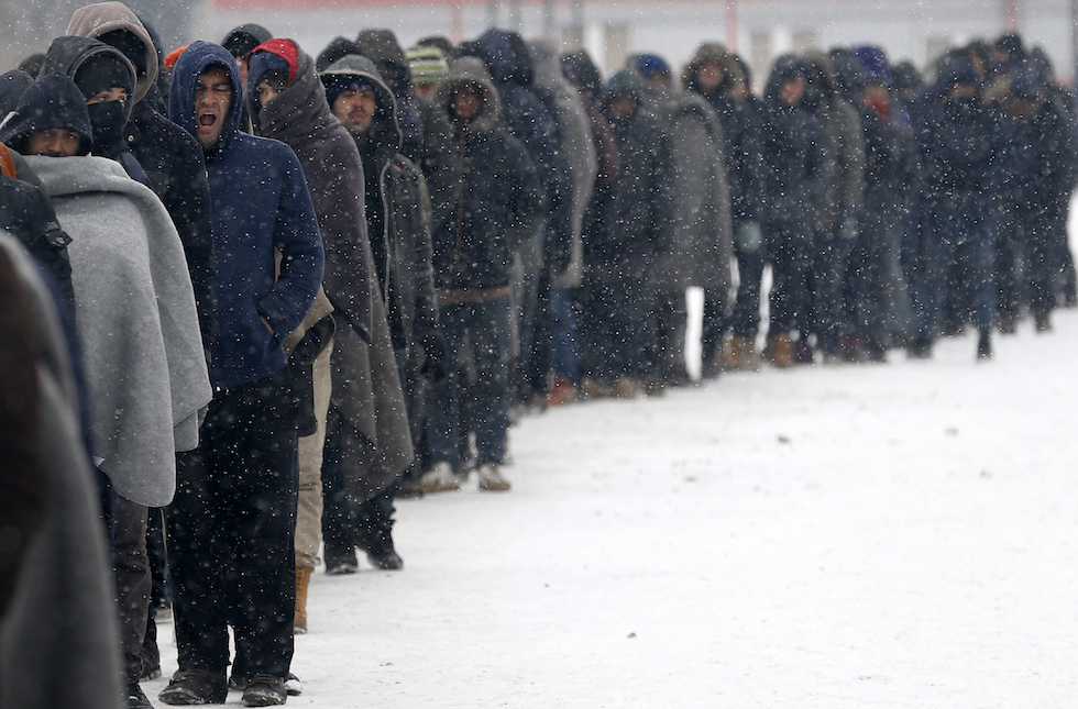 Serbia Europe Migrants Weather