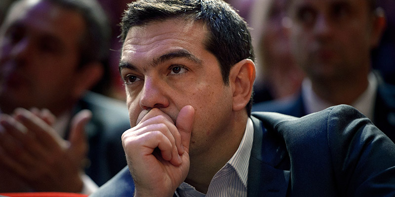 Alexis Tsipras, Atene, novembre 2016 (BRENDAN SMIALOWSKI/AFP/Getty Images)