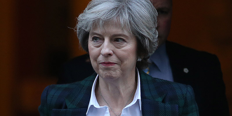 Theresa May (DANIEL LEAL-OLIVAS/AFP/Getty Images)