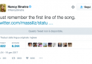 I tweet di Nancy Sinatra contro Trump