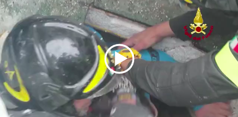 I video delle persone salvate dall’Hotel Rigopiano