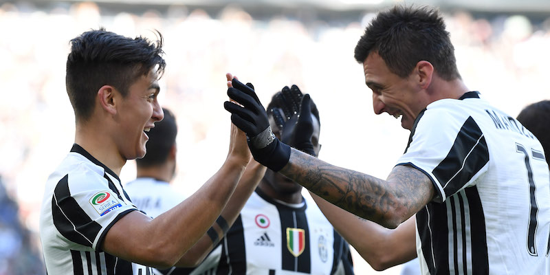 Paulo Dybala e Mario Mandzukic (Valerio Pennicino/Getty Images)