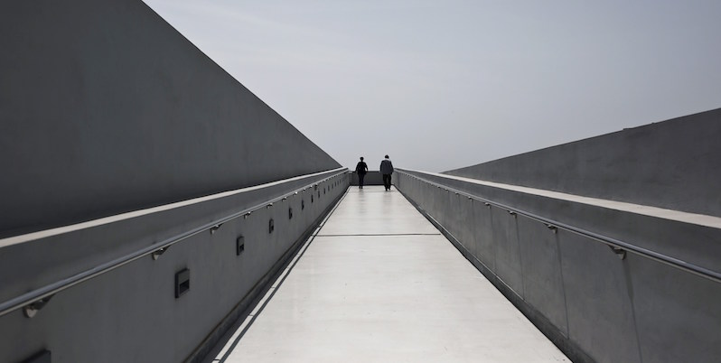 Una rampa del nuovo Museo di Arte Contemporanea di Atene (ANGELOS TZORTZINIS/AFP/Getty Images)