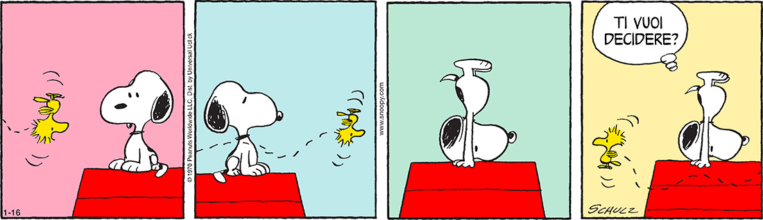 Peanuts 2017 gennaio 16