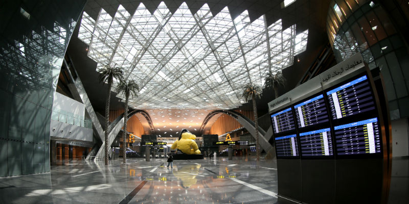 L'Hamad International Airport di Doha (KARIM JAAFAR/AFP/Getty Images)