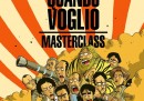 La copertina del fumetto di "Smetto Quando Voglio Masterclass", disegnata da Zerocalcare