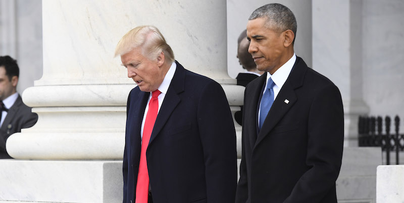 Donald Trump e Barack Obama (Jack Gruber-Pool/Getty Images)