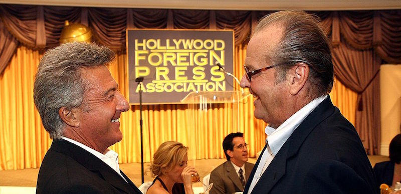 Dustin Hoffman e Jack Nicholson. (Kevin Winter/Getty Images)
