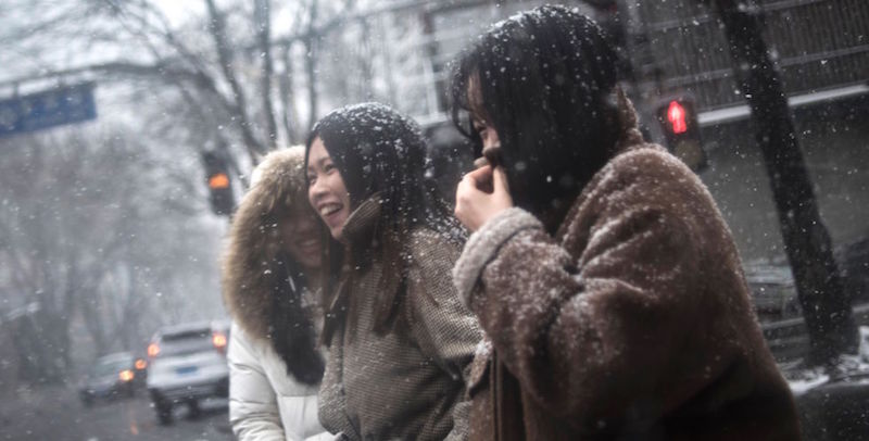 La prima neve a Pechino