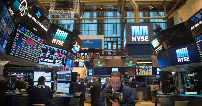 Wall Street a New York, 31 gennaio 2017
(BYAN R. SMITH/AFP/Getty Images)