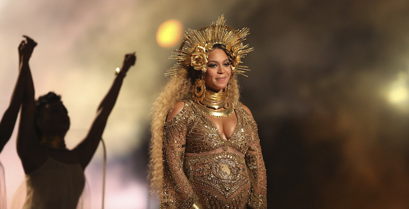 Beyoncé ai Grammy, Los Angeles, 12 febbraio 2017 
(Matt Sayles/Invision/AP)