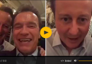 David Cameron, Arnold Schwarzenegger e Terminator