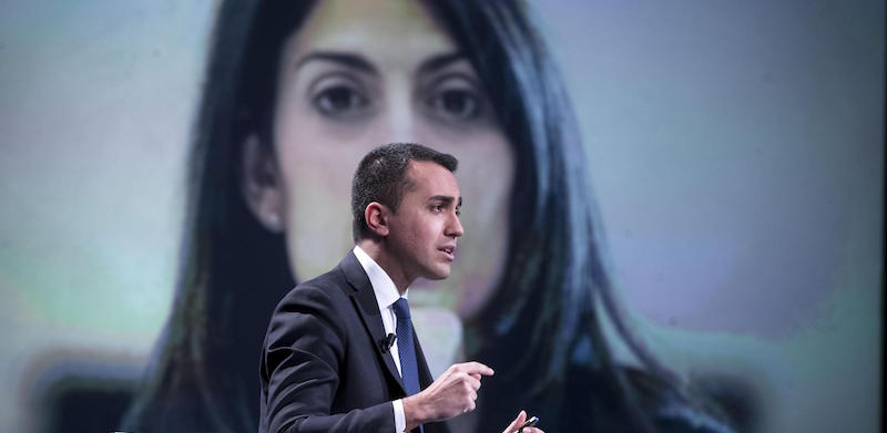 Il vicepresidente della Camera Luigi Di Maio a 'In mezz'ora' su Rai 3, condotto da Lucia Annunziata, 12 febbraio 2017 a Roma
(ANSA/ MASSIMO PERCOSSI)