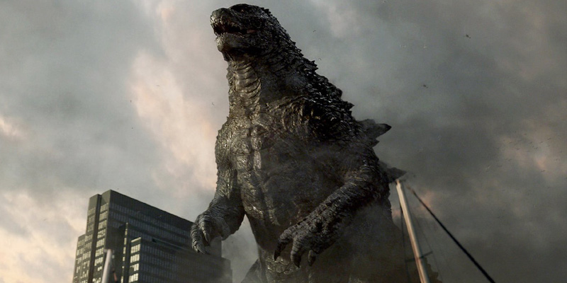 Da una scena del film del 2014 "Godzilla".