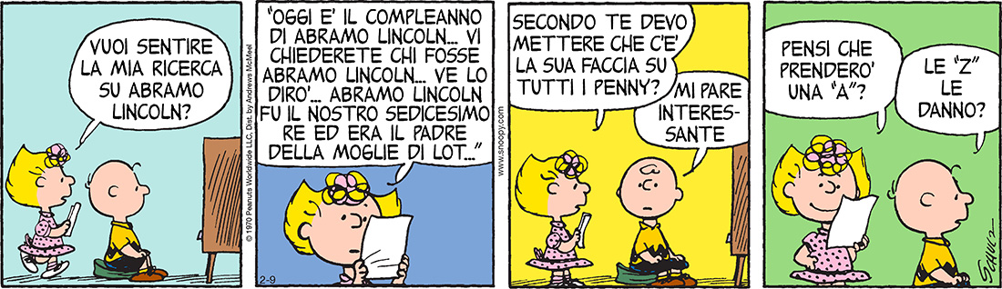 Peanuts 2017 febbraio 9
