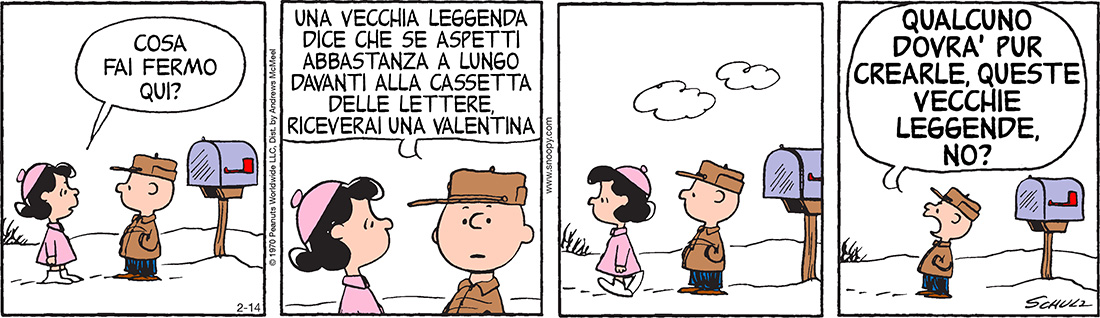 Peanuts 2017 febbraio 14