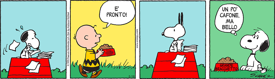 Peanuts 2017 febbraio 18