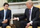 Justin Trudeau ha incontrato Donald Trump alla Casa Bianca