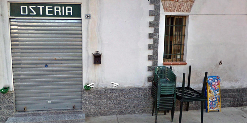 L'esterno del bar-ristorante Osteria dei Amis a Casaletto Lodigiano (ANSA/ WEB/ STREET VIEW)