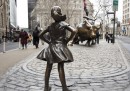 C'è una nuova statua a New York, di una bambina senza paura