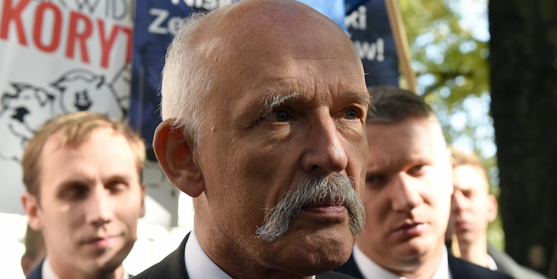 Janusz Korwin-Mikke (JANEK SKARZYNSKI/AFP/Getty Images)