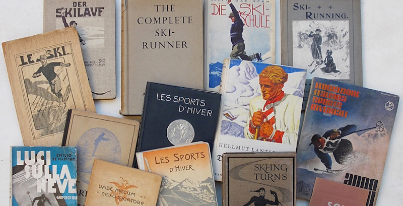 La collezione internazionale di inizio Novecento dedicata allo sci 
(Il Piacere e Il Dovere Studio Bibliografico)