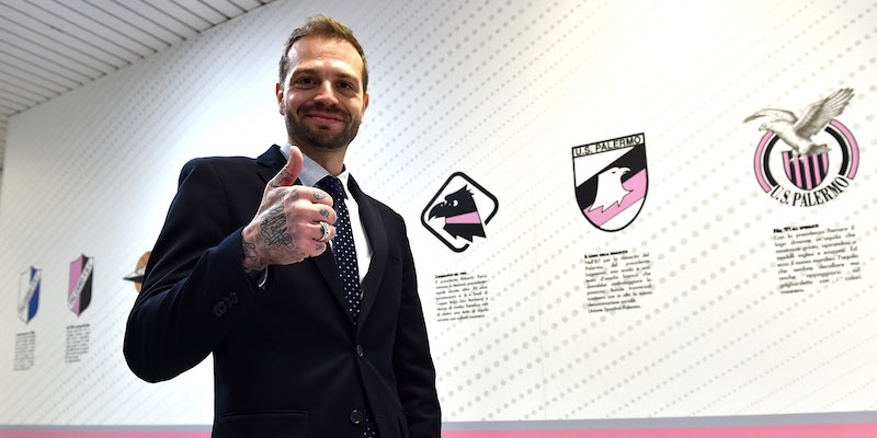 Paul Baccaglini allo stadio Renzo Barbera di Palermo (Tullio M. Puglia/Getty Images)