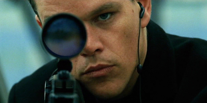 Matt Damon nel film del 2004 "The Bourne Supremacy"