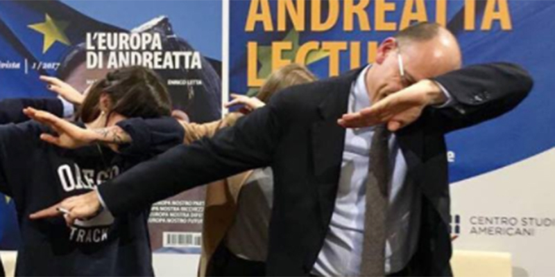 La dab dance di Enrico Letta