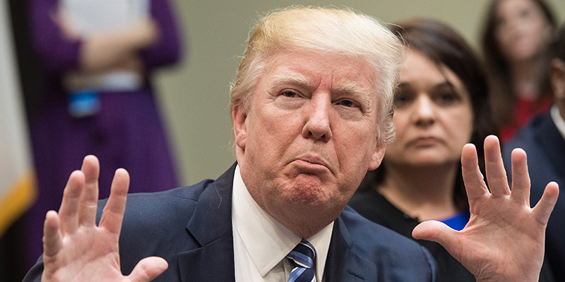 Il presidente degli Stati Uniti, Donald Trump (NICHOLAS KAMM/AFP/Getty Images)
