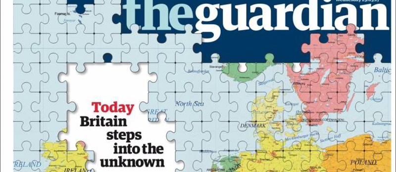 Le prime pagine del Regno Unito su Brexit