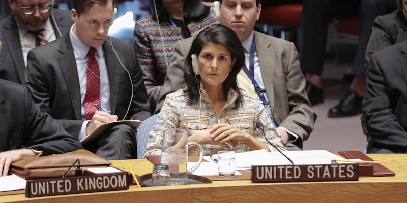 Nikki Haley, ambasciatrice statunitense all'ONU (Luiz Rampelotto/EuropaNewswire/picture-alliance/dpa/AP Images)