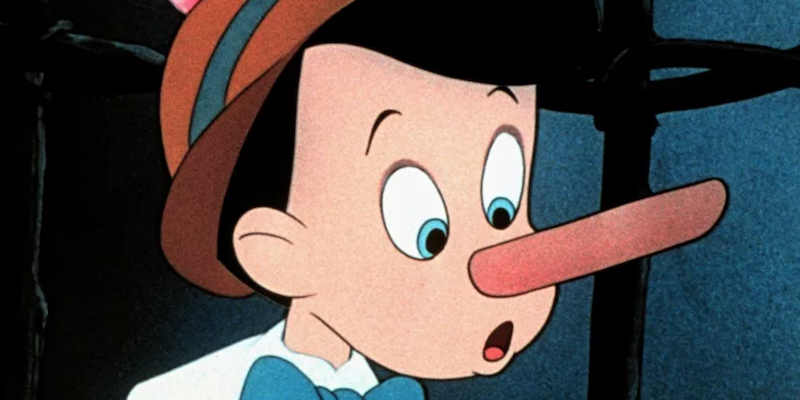 Da una scena di "Pinocchio" (1940)
