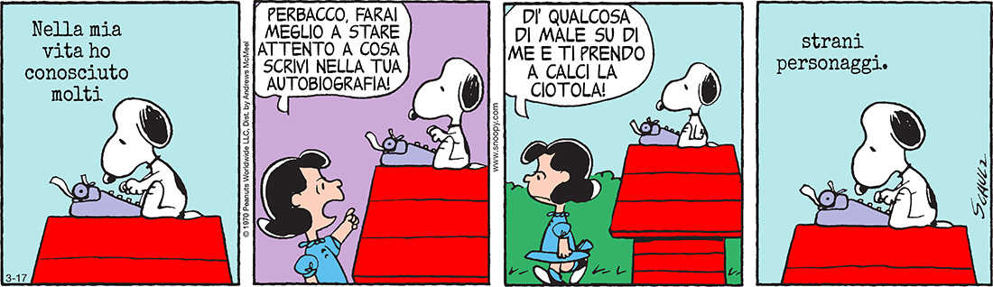 Peanuts 2017 marzo 17