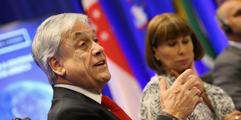 L'ex presidente cileno Sebastián Piñera (Paul Morigi/Getty Images for Concordia Summit)