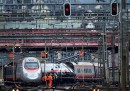 Le foto del treno italiano deragliato a Lucerna