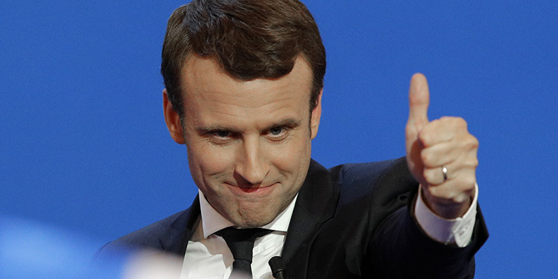 Emmanuel Macron (AP Photo/Christophe Ena)