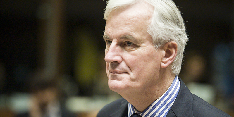 Michel Barnier a Bruxelles nel 2013 (Wiktor Dabkowski/picture-alliance/dpa/AP Images)