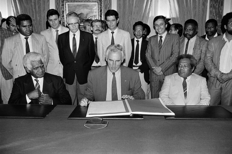 NEW CALEDONIA-AGREEMENT-SIGNING