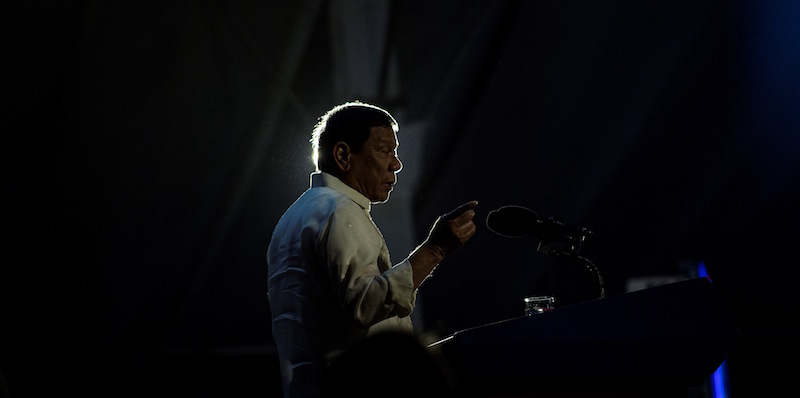Il presidente filippino Rodrigo Duterte (NOEL CELIS/AFP/Getty Images)