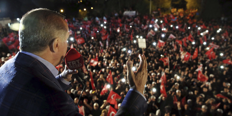 Recep Tayyip Erdogan (Yasin Bulbul/Presidential Press Service via AP)