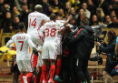 Il Monaco ha battuto 3 a 1 il Borussia Dortmund e si è qualificato per le semifinali di Champions League