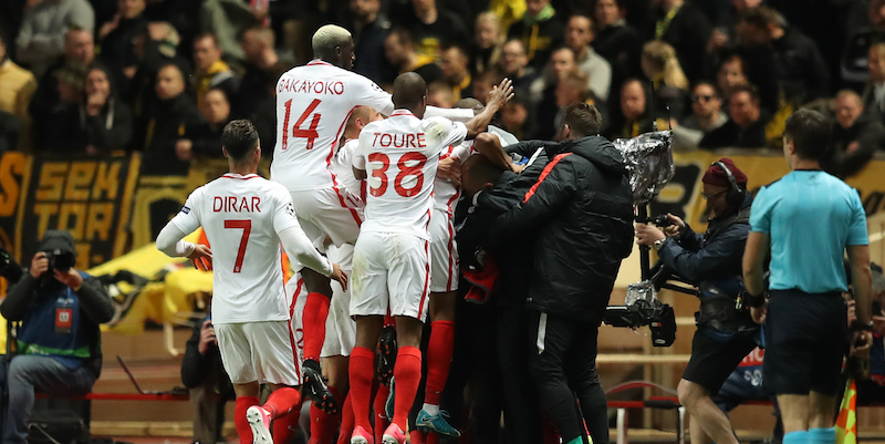 La squadra del Monaco (VALERY HACHE/AFP/Getty Images)