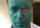 Alexei Navalny è stato aggredito con il Verde brillante