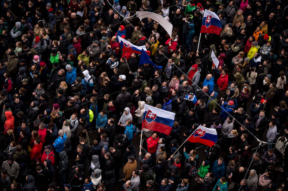 protesta bratislava