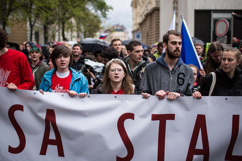 protesta bratislava